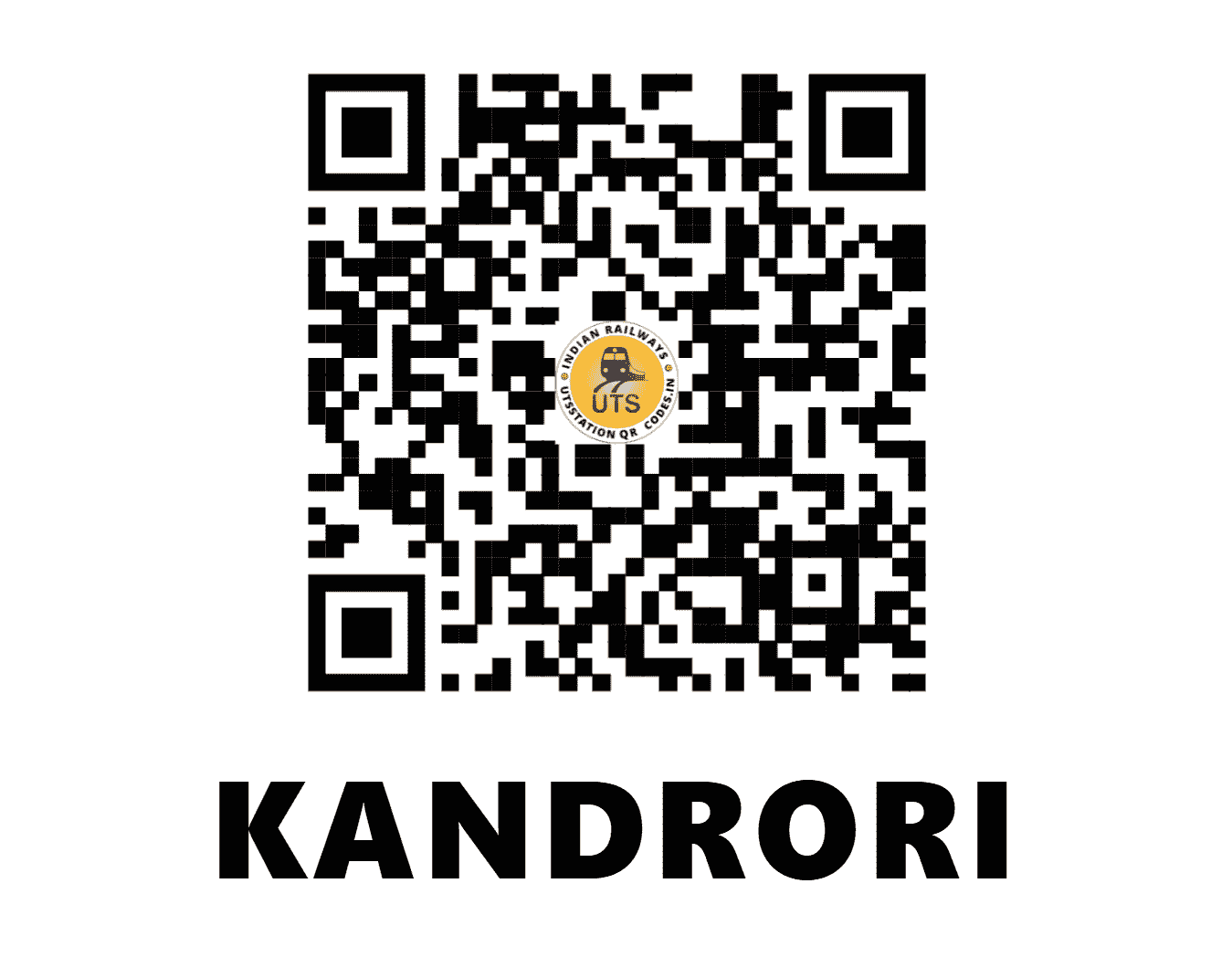 UTS QR Code for KANDRORI - KNDI - NR (HIMACHAL PRADESH)
